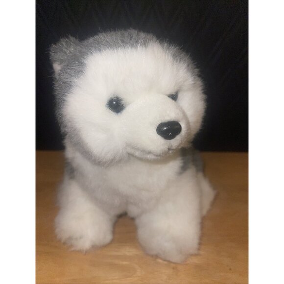 Ty Dakota Husky Dog Wolf 10" Stuffed Animal Plush 1994 Realistic Wolf Dog - Picture 14 of 16